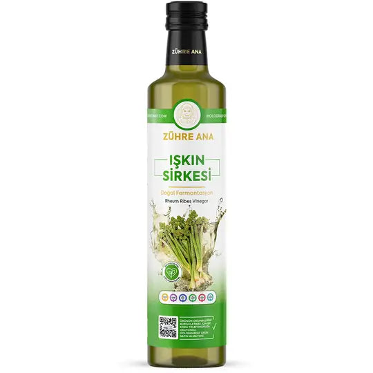 Vinaigre de Racine de Rhubarbe (Fermentation Naturelle) - ZÜHRE ANA ISKIN KÖKÜ SIRKESI
