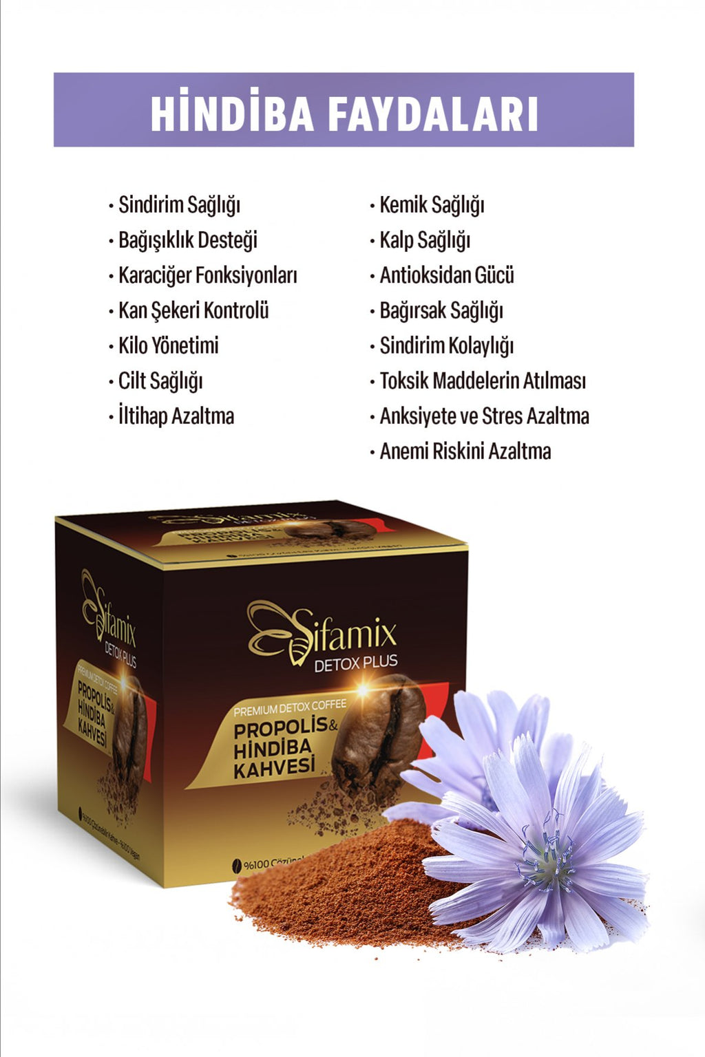 Café Minceur Détox à la Propolis & Chicorée - ŞIFAMIX DETOKS KAHVE