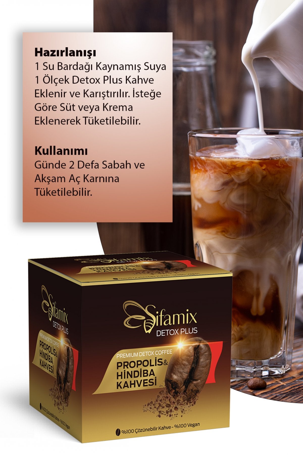 Café Minceur Détox à la Propolis & Chicorée - ŞIFAMIX DETOKS KAHVE