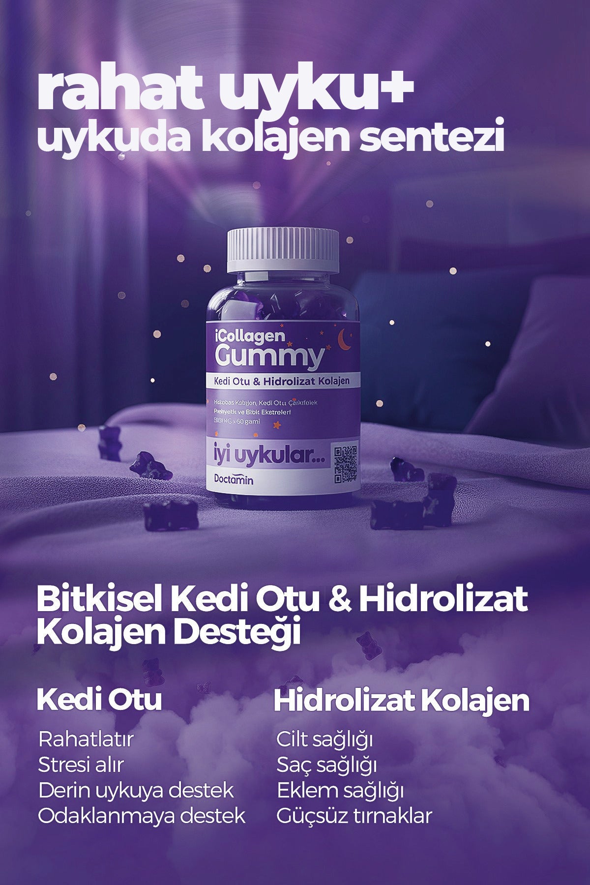 GUMMY BONNE NUIT - iCOLLAGEN IYI UYKULAR