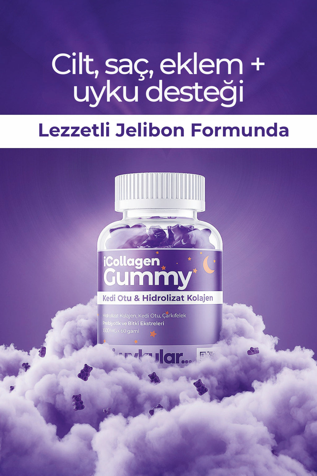 GUMMY BONNE NUIT - iCOLLAGEN IYI UYKULAR