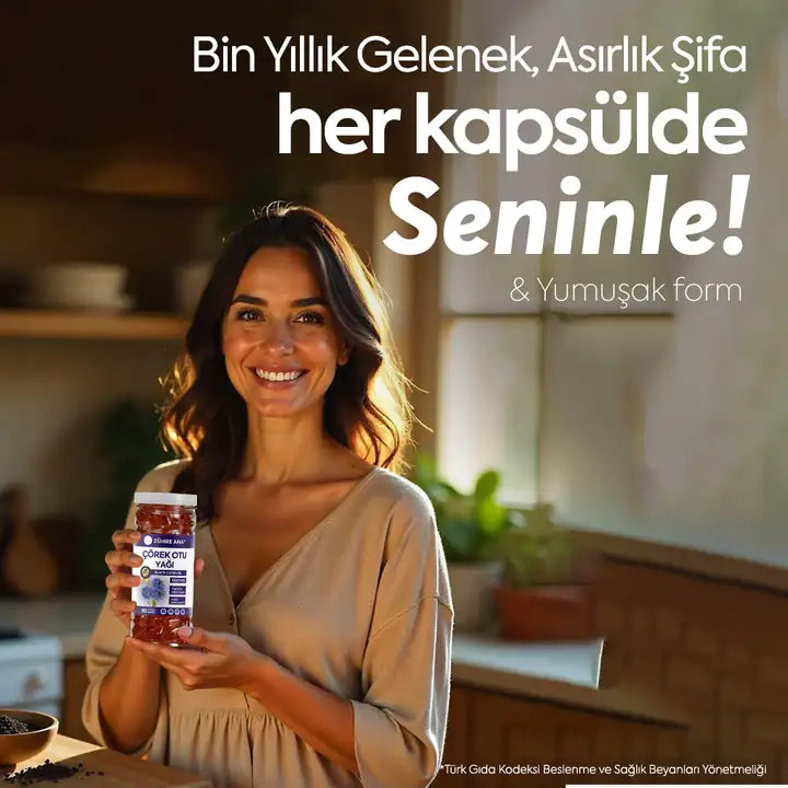 CAPSULES HUILE DE NIGELLE - ZÜHRE ANA CÖREK OTU YAGI KAPSÜL
