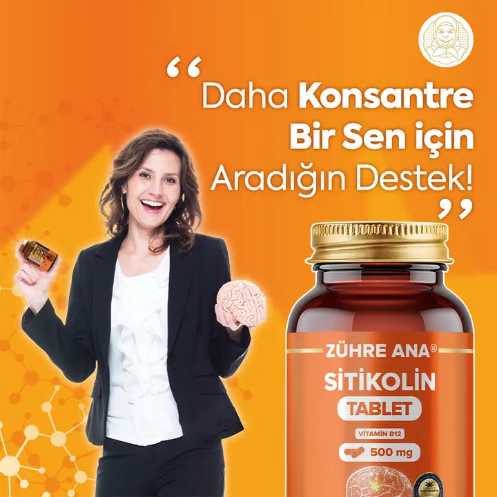 TABLETTES CITICOLINE - ZÜHRE ANA SITIKOLIN