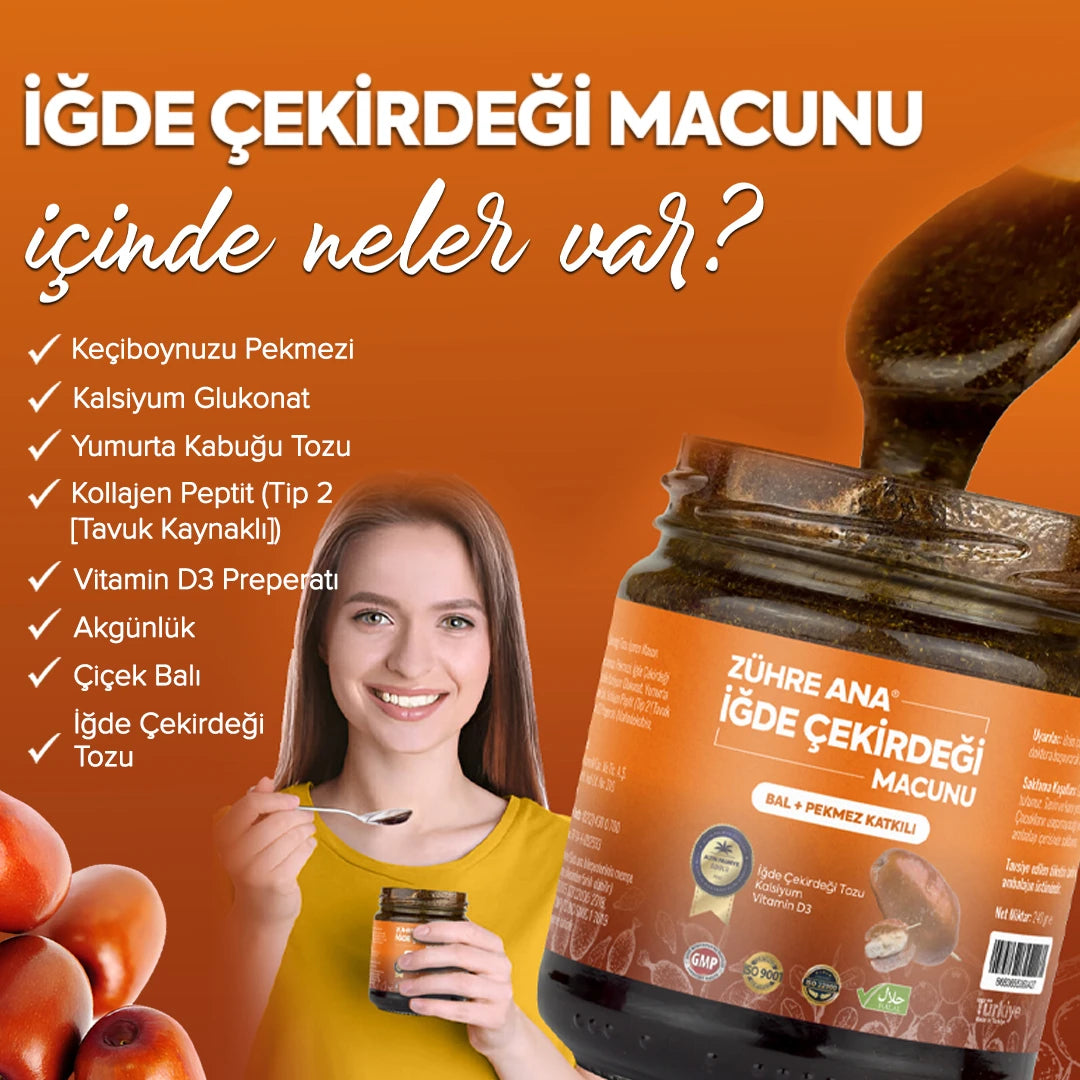 PÂTE DE GRAINE D'ARGOUSIER - ZÜHRE ANA IGDE CEKIRDEGI MACUNU