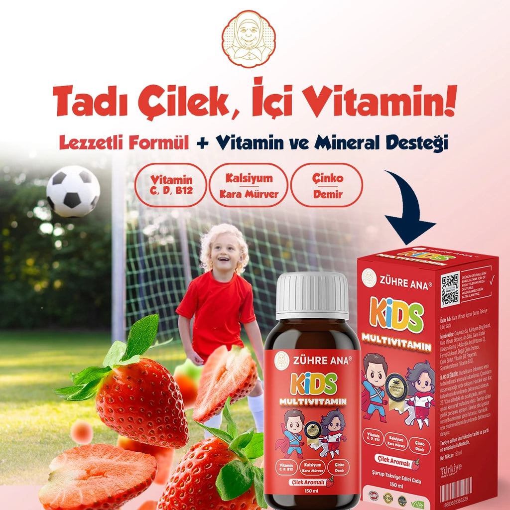 SIROP MULTIVITAMINÉ ENFANTS - ZUHRE ANA KIDS MULTIVITAMIN