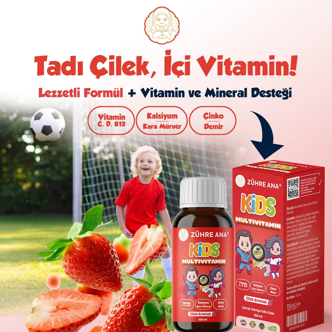SIROP MULTIVITAMINÉ ENFANTS - ZUHRE ANA KIDS MULTIVITAMIN