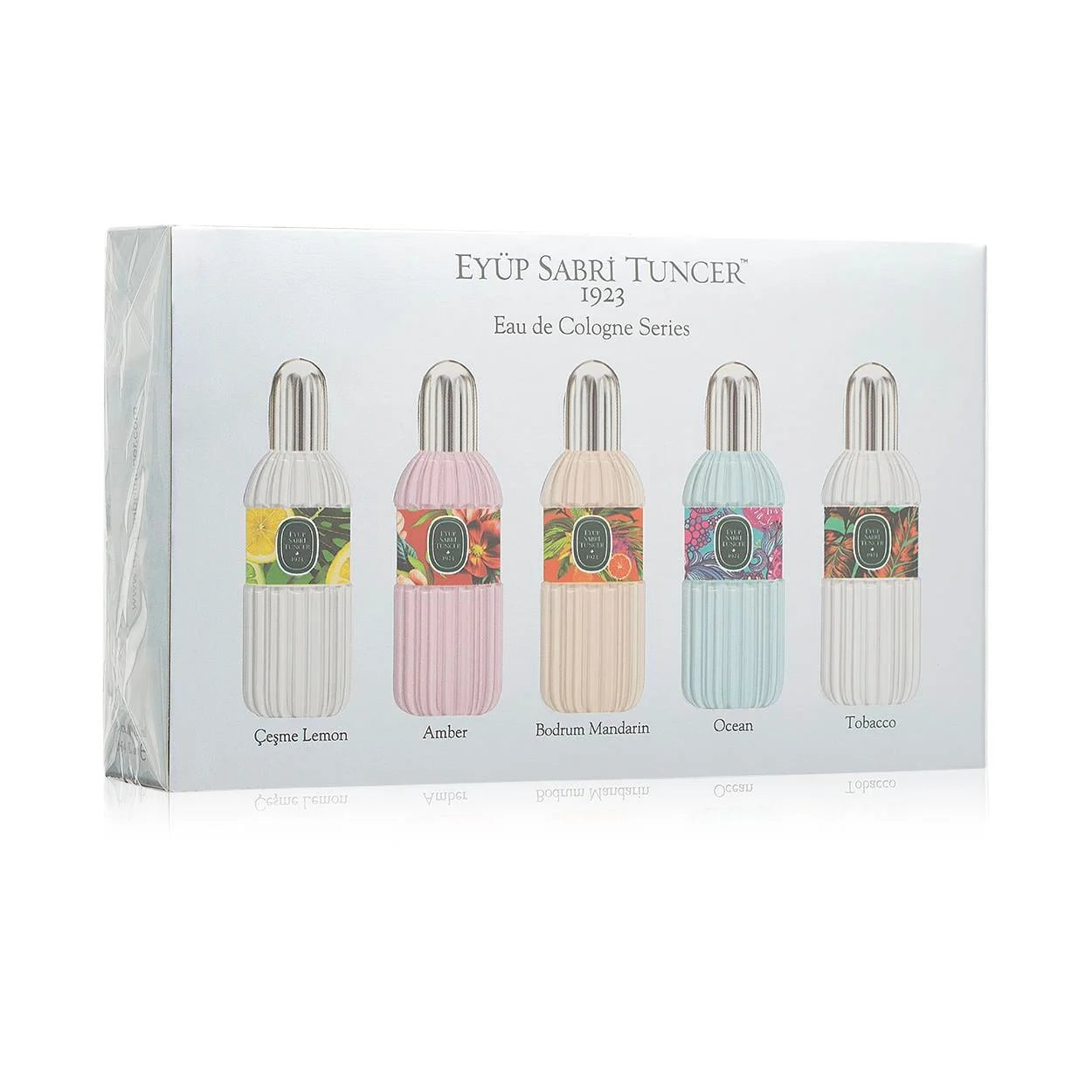 PACK 5 MINI COLOGNES EN VERRE - EYÜP SABRI TUNCER SEYAHATBOY KOLONYA