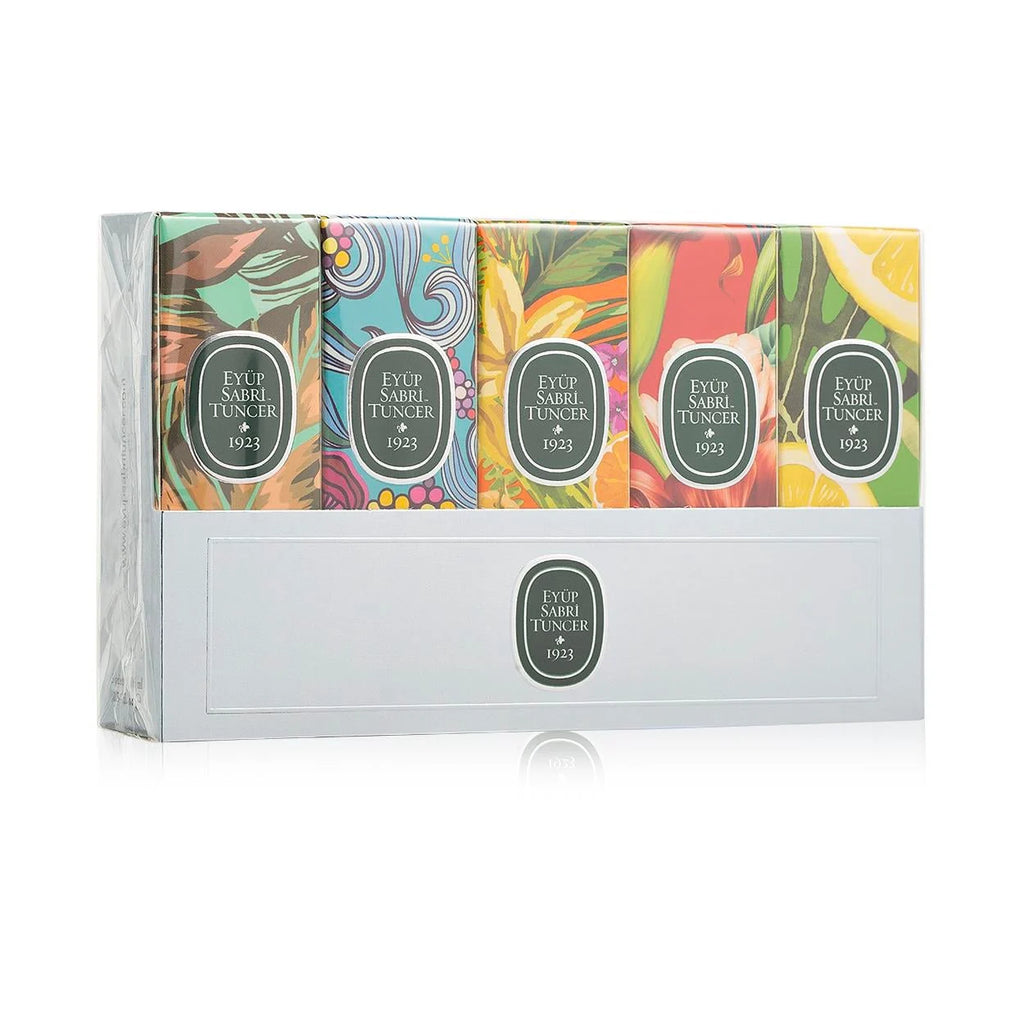 PACK 5 MINI COLOGNES EN VERRE - EYÜP SABRI TUNCER SEYAHATBOY KOLONYA