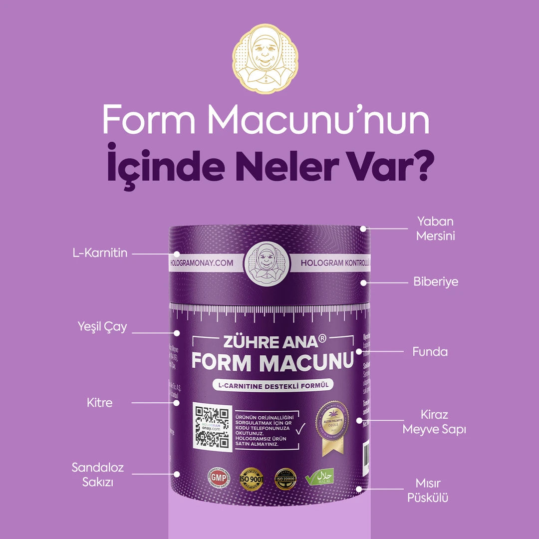 PÂTE MINCEUR - ZÜHRE ANA FORM MACUN
