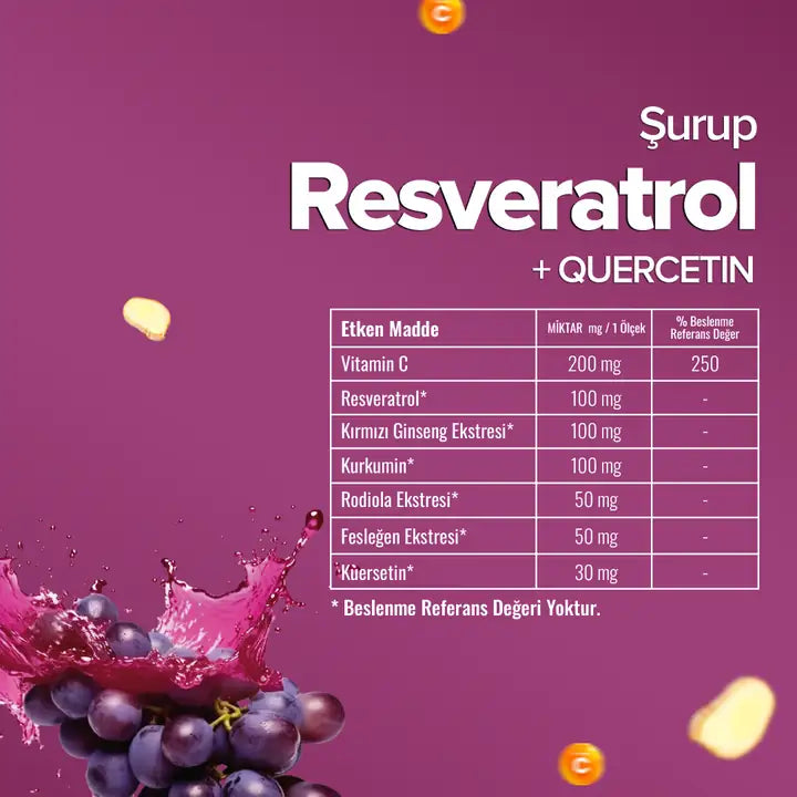 SIROP RESVÉRATROL - ZUHRE ANA RESVERATROL SURUP