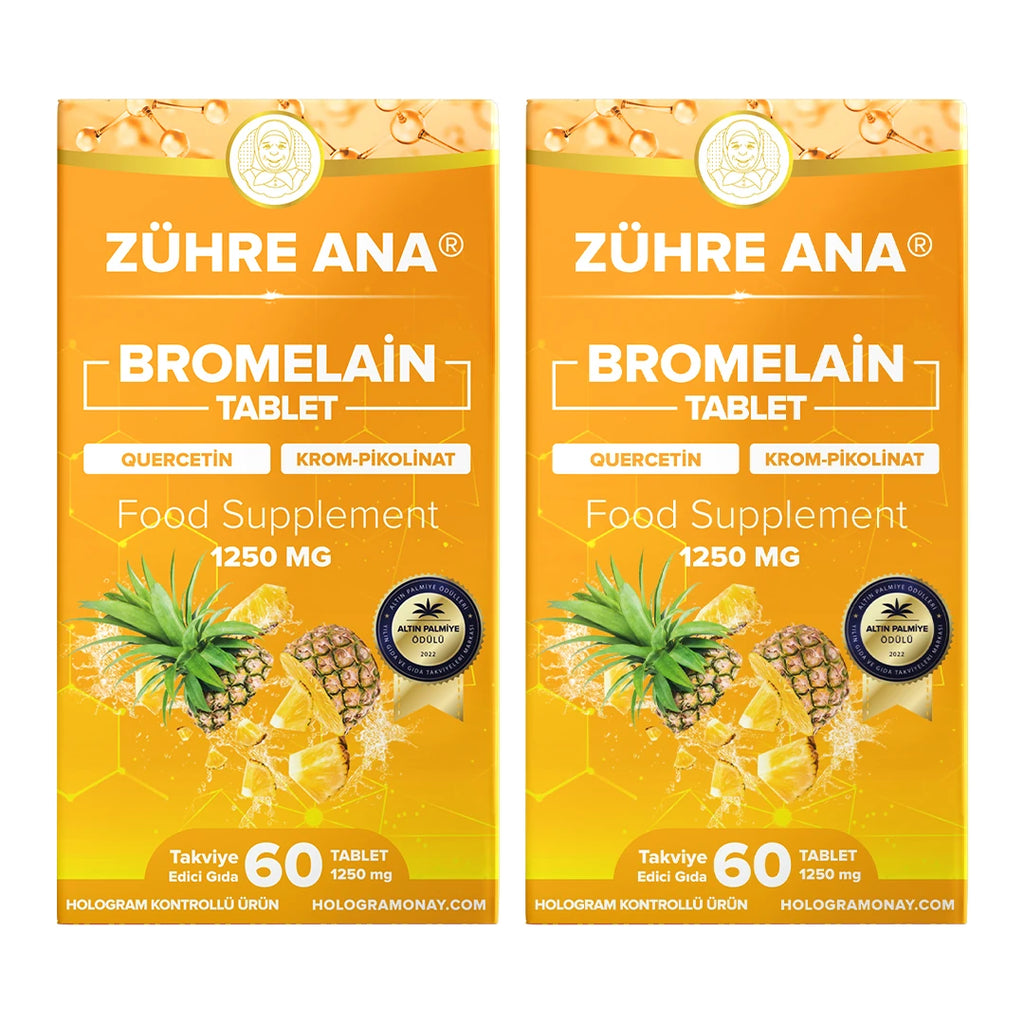 Tablettes de Bromélaïne Zuhre Ana 1250mg