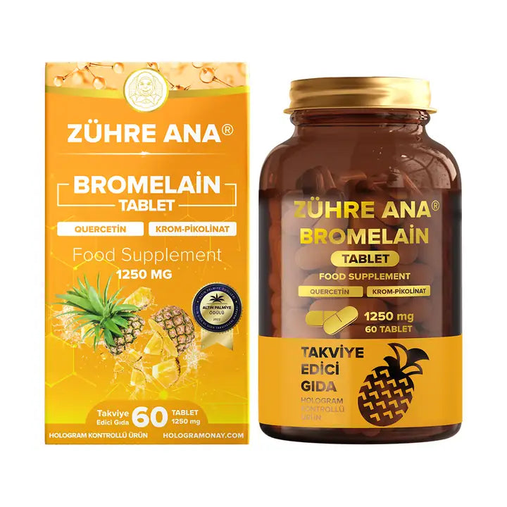 Tablettes de Bromélaïne Zuhre Ana 1250mg