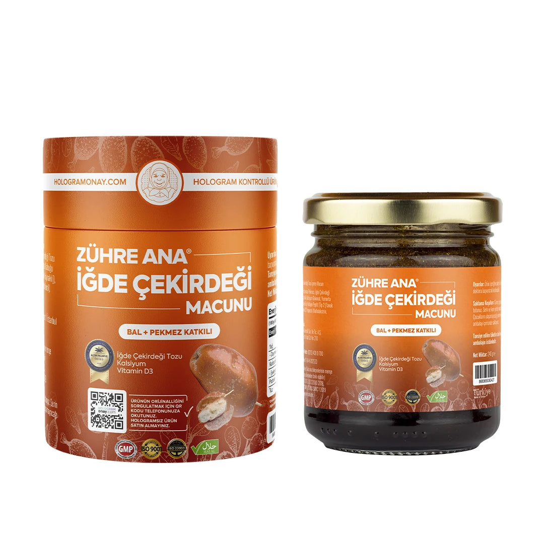 PÂTE DE GRAINE D'ARGOUSIER - ZÜHRE ANA IGDE CEKIRDEGI MACUNU