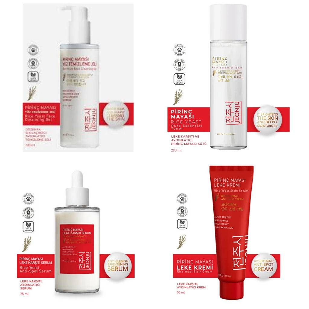 ROUTINE COMPLÈTE ANTI-TACHES & ÉCLAT — PACK 4 SOINS CORÉENS | JEONJU
