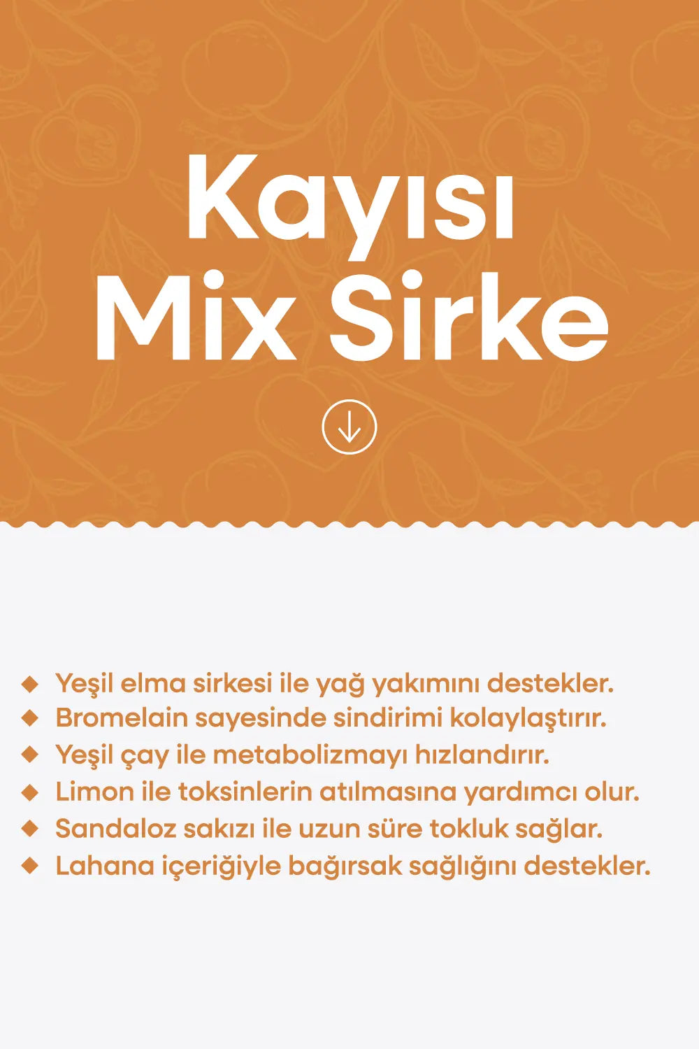 Vinaigre d'Abricot et de Pomme verte - HERBAMINA Kayisi Mix Sirke