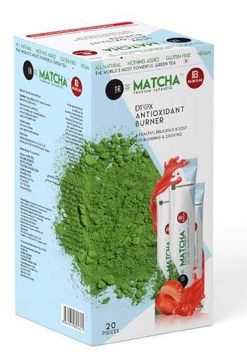 Sticks Matcha premium fraise détox - MATCHA PREMIUM JAPANESE
