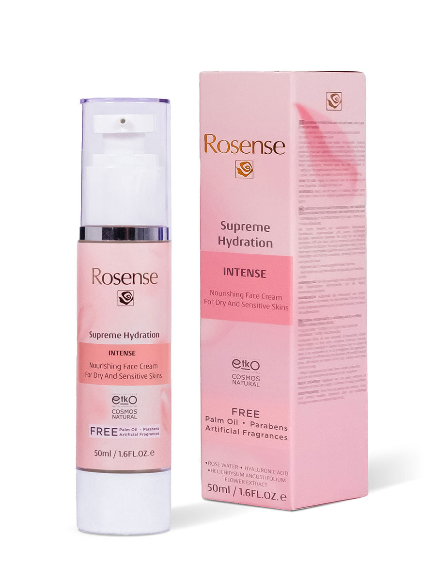 CRÈME HYDRATANTE VISAGE Peaux sèches et sensibles - ROSENSE