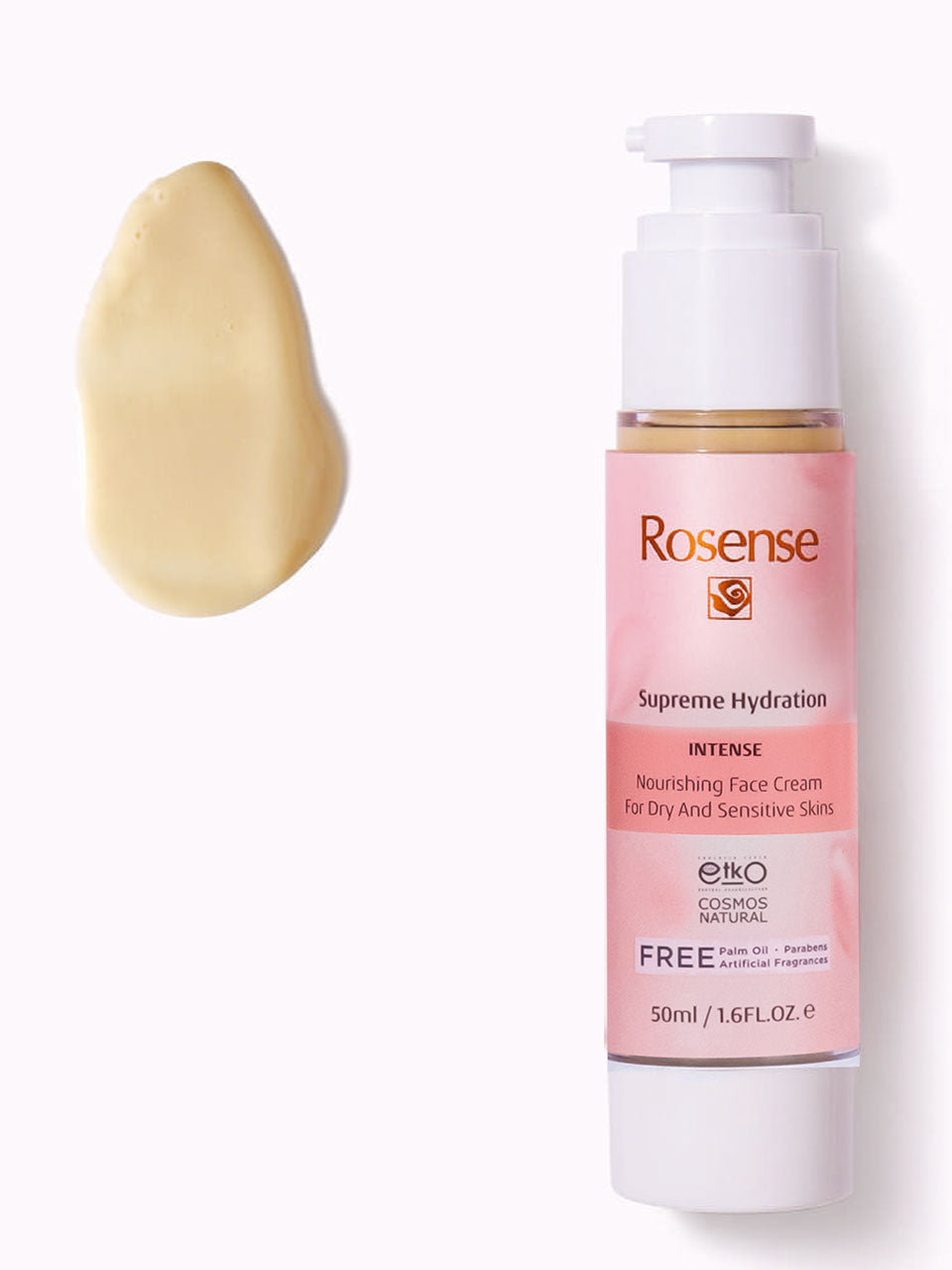 CRÈME HYDRATANTE VISAGE Peaux sèches et sensibles - ROSENSE