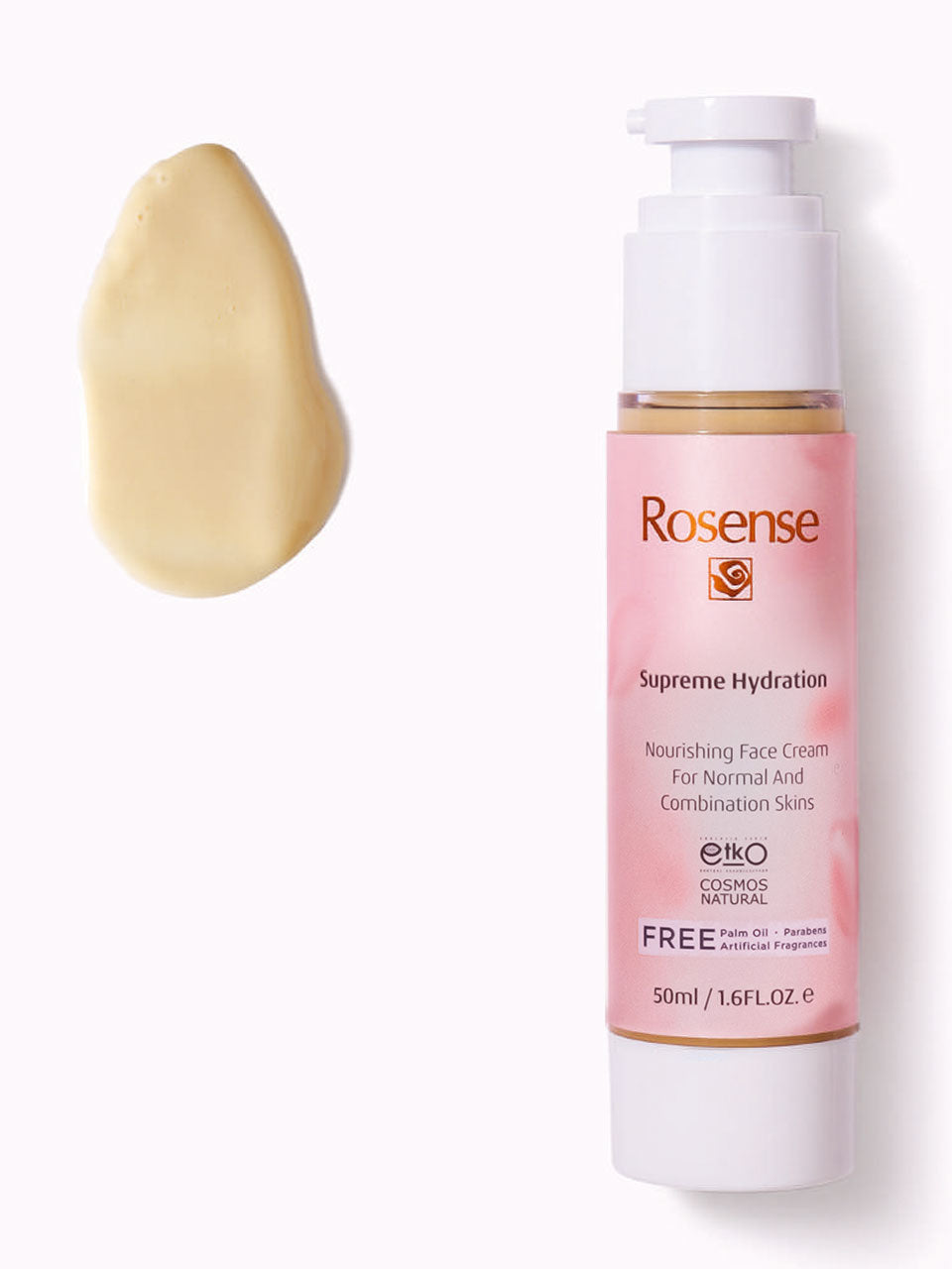CRÈME HYDRATANTE Peaux normales et mixtes - ROSENSE