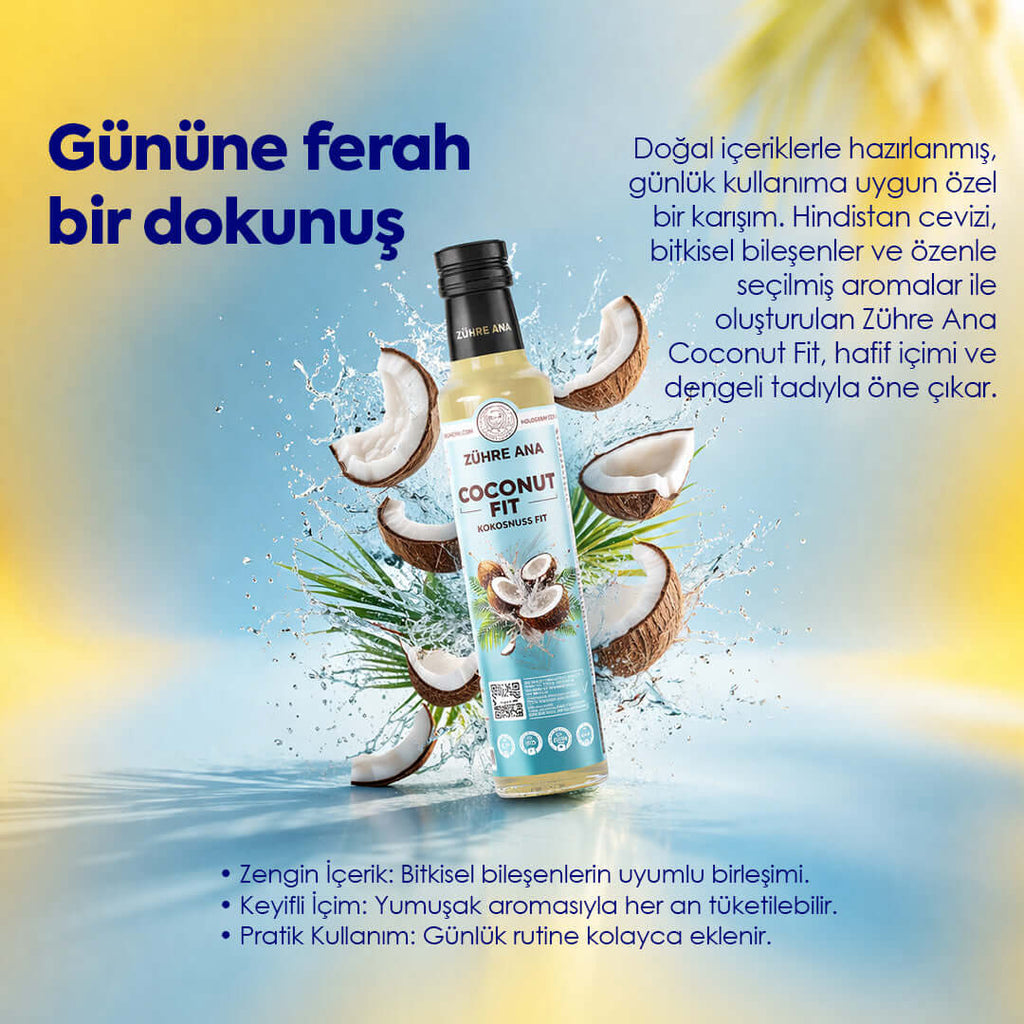 BOISSON BRÛLE GRAISSE COCO - ZÜHRE ANA COCONUT FIT